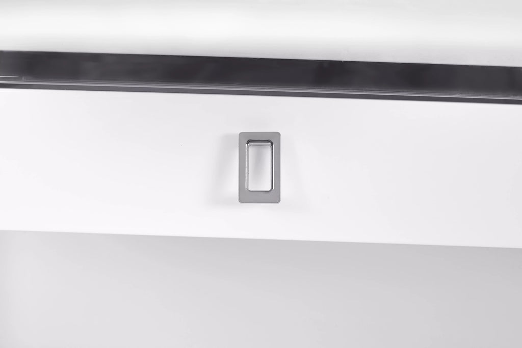 Contemporary Desk with Chrome Base Y3191