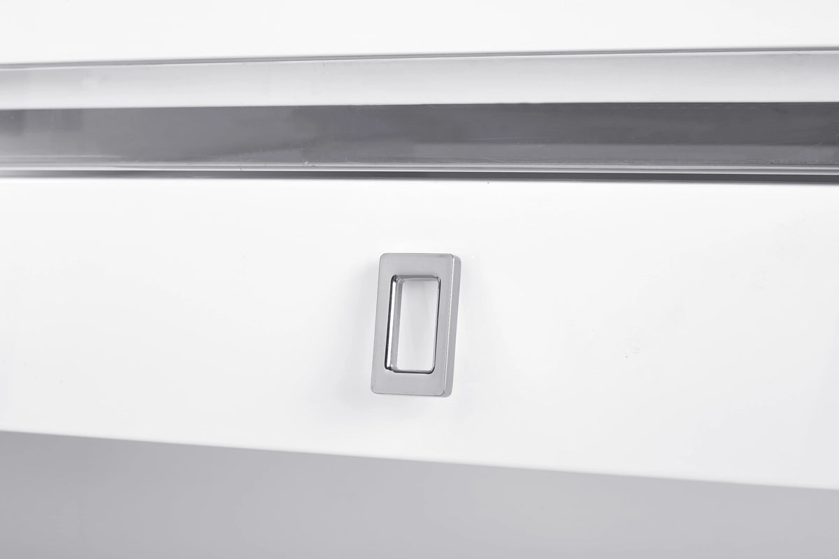 Contemporary Desk with Chrome Base Y3191