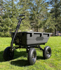 4-Wheel Poly Dump Cart 1200lb Capacity Z56469