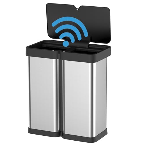60 Liter Stainless Steel Motion Sensor Trash Can X186