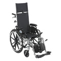 Light Weight Reclining Wheelchair with Elevating Leg Rests P4735