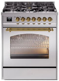 30 Dual Fuel Natural Gas Range in Stainless Steel Z6740