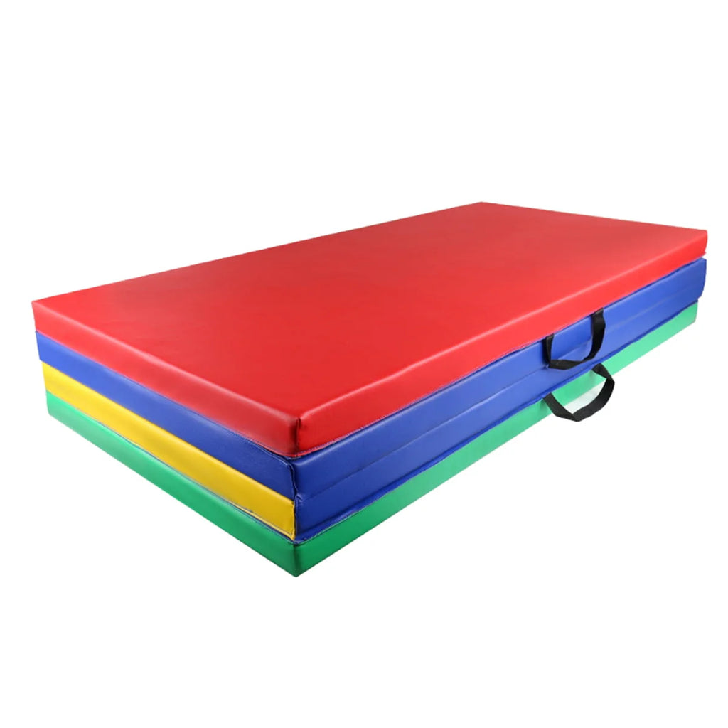 Gymnastics Mat 4'X10'X2 Fold Fitness Yoga Pad Z222390