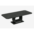 Extendable High Gloss Grey Dining Table X724429