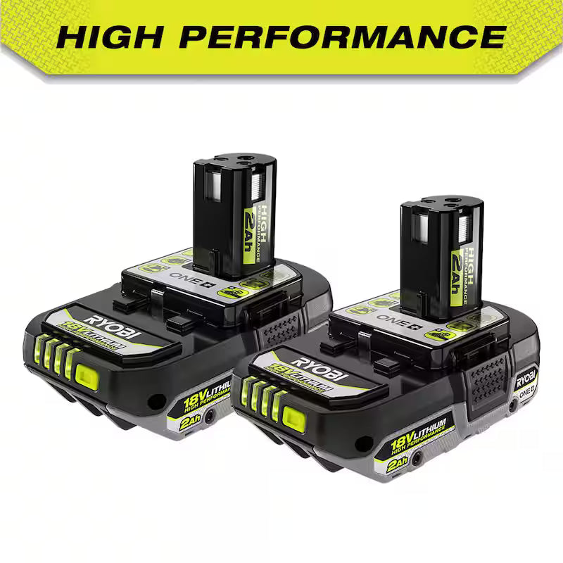 18V Cordless 2-Tool Combo Kit with Batteries and Charger F6954