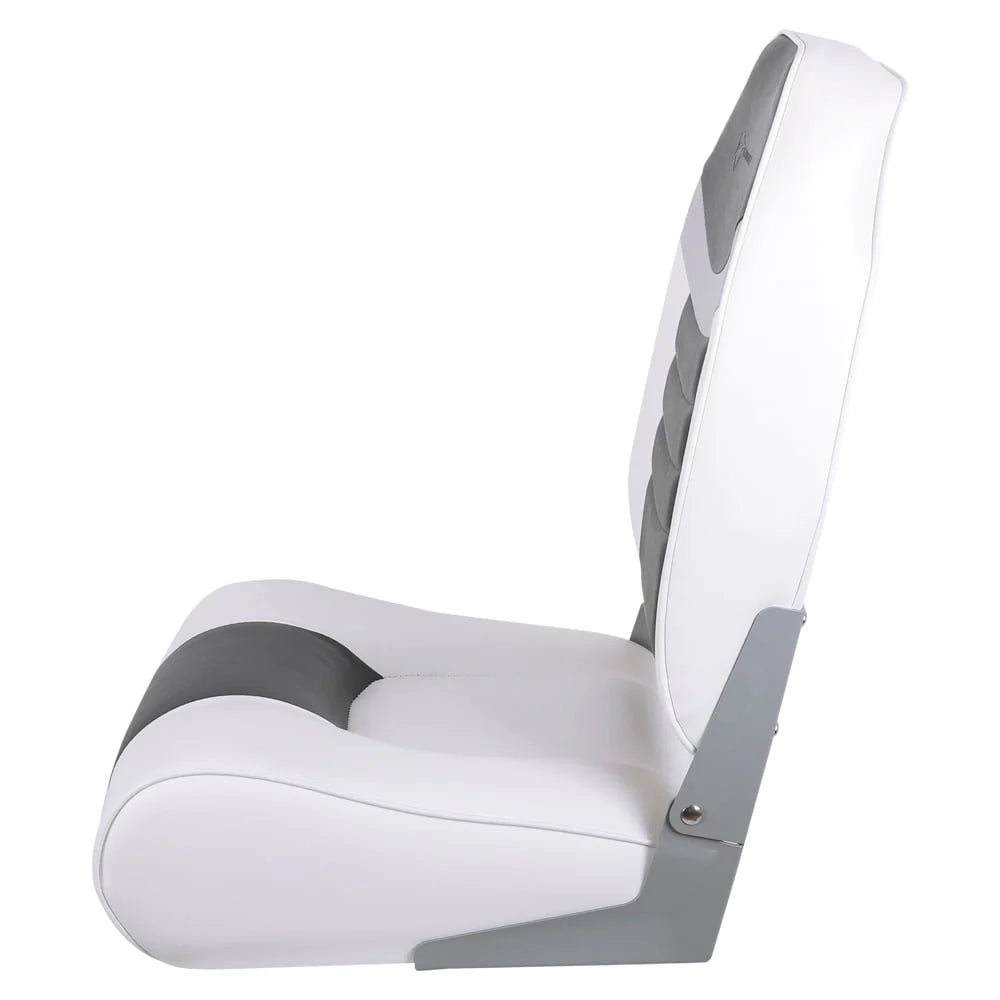 White Burgundy Navy Folding Boat Seat G4147
