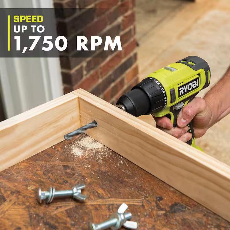 18V Cordless 2-Tool Combo Kit with Batteries and Charger F6954
