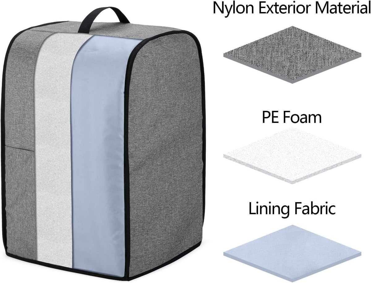 Food Processor Dust Cover with Pockets and Top Handle A1075