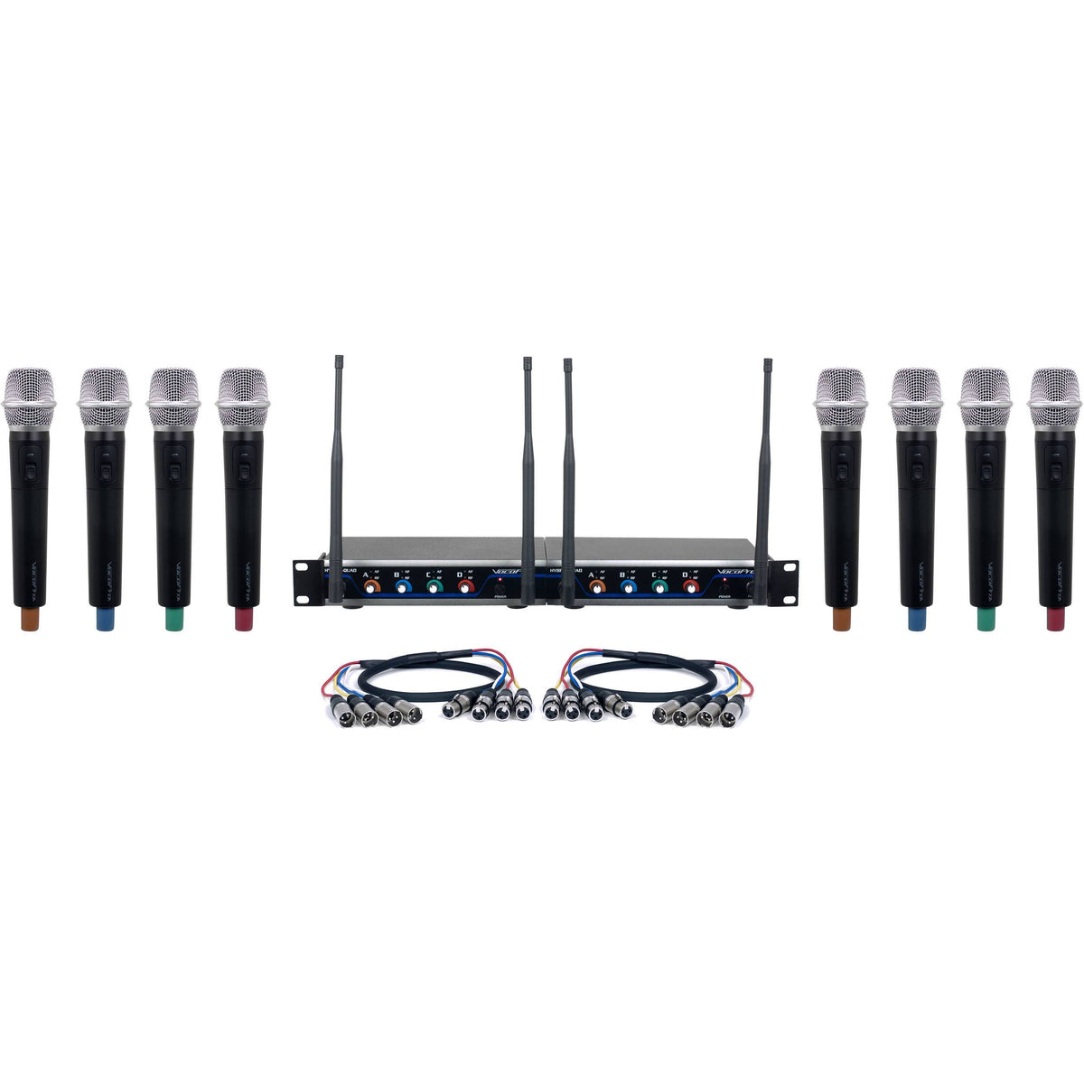 Eight Channel UHF Wireless Handheld Microphone System L6772
