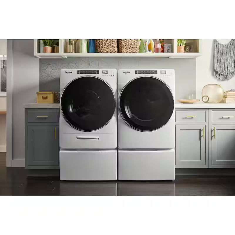 White 7.4 cu. ft. Electric Dryer with Steam H648619