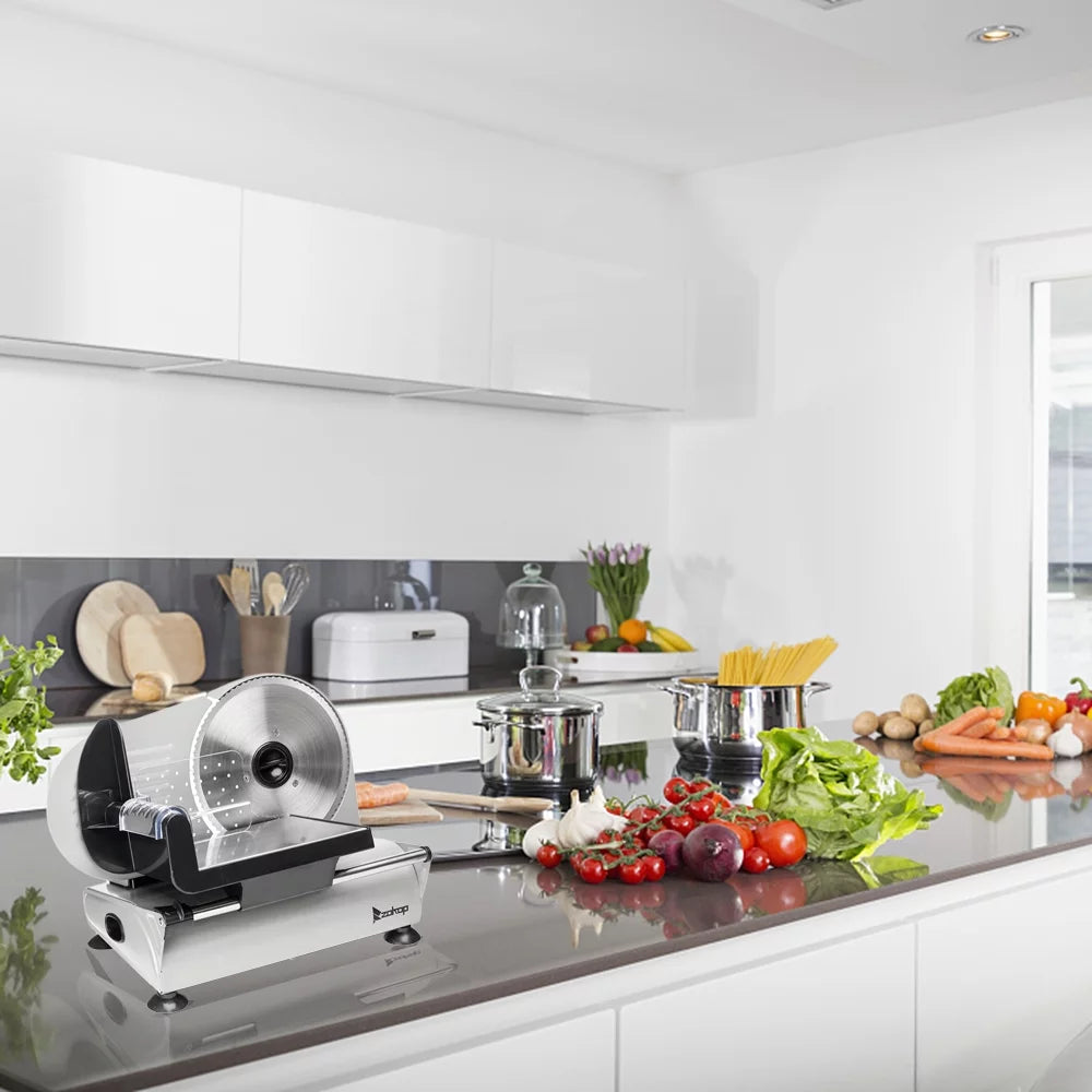 7.5" Semi-automatic Belt Cutter Deli Food Slicer S9171