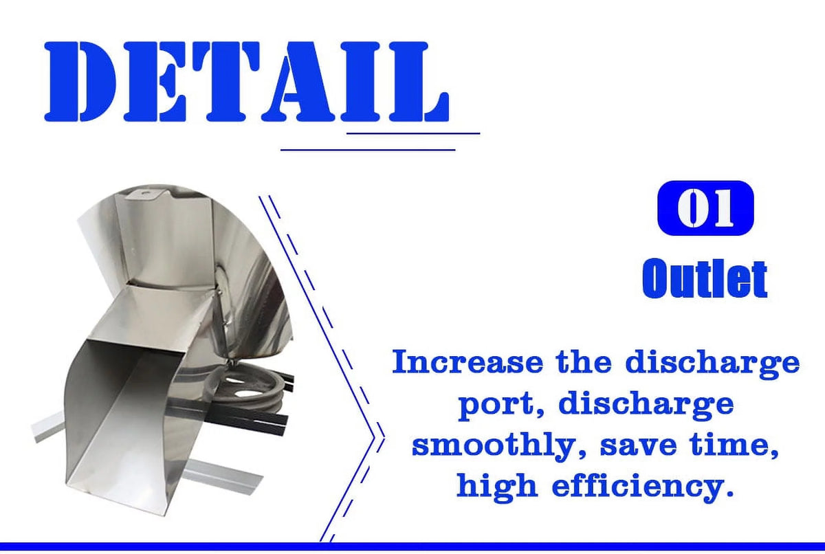 Dry Powder Mixer Stainless Steel 75KG I827863