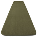 Skid-Resistant Carpet Runner Olive Green 10 ft. x 48 in. A446