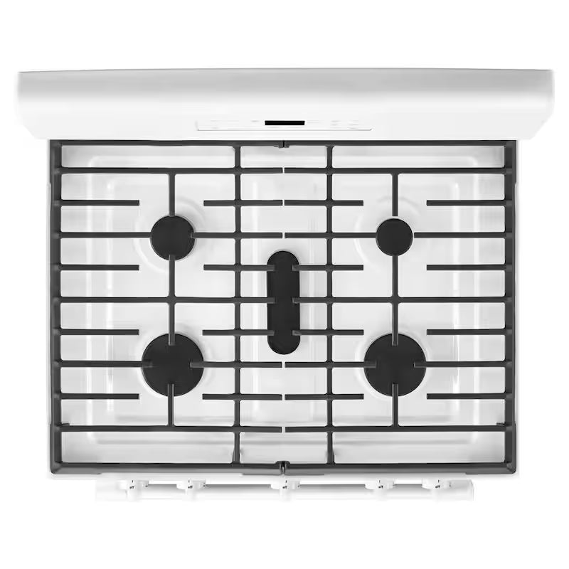 5.0 cu. ft. Gas Range with 5th Oval Burner in White X504