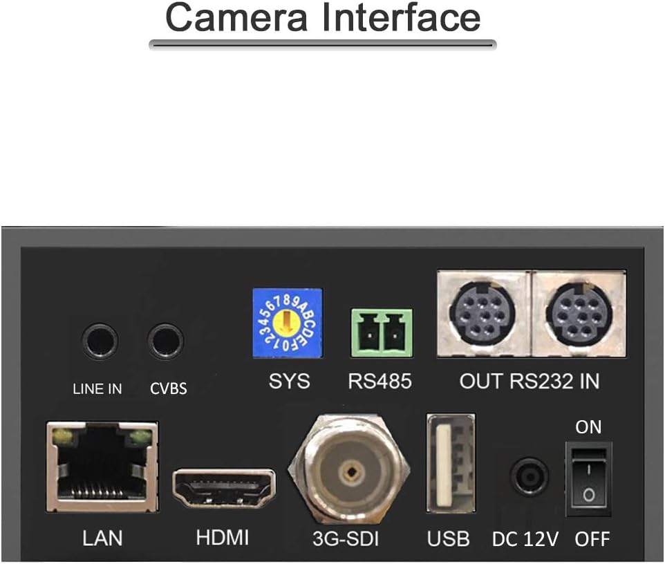 20X NDI PTZ Camera with HDMI 3G-SDI and IP Output J3911