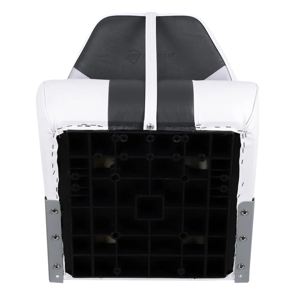 White Burgundy Navy Folding Boat Seat G4147
