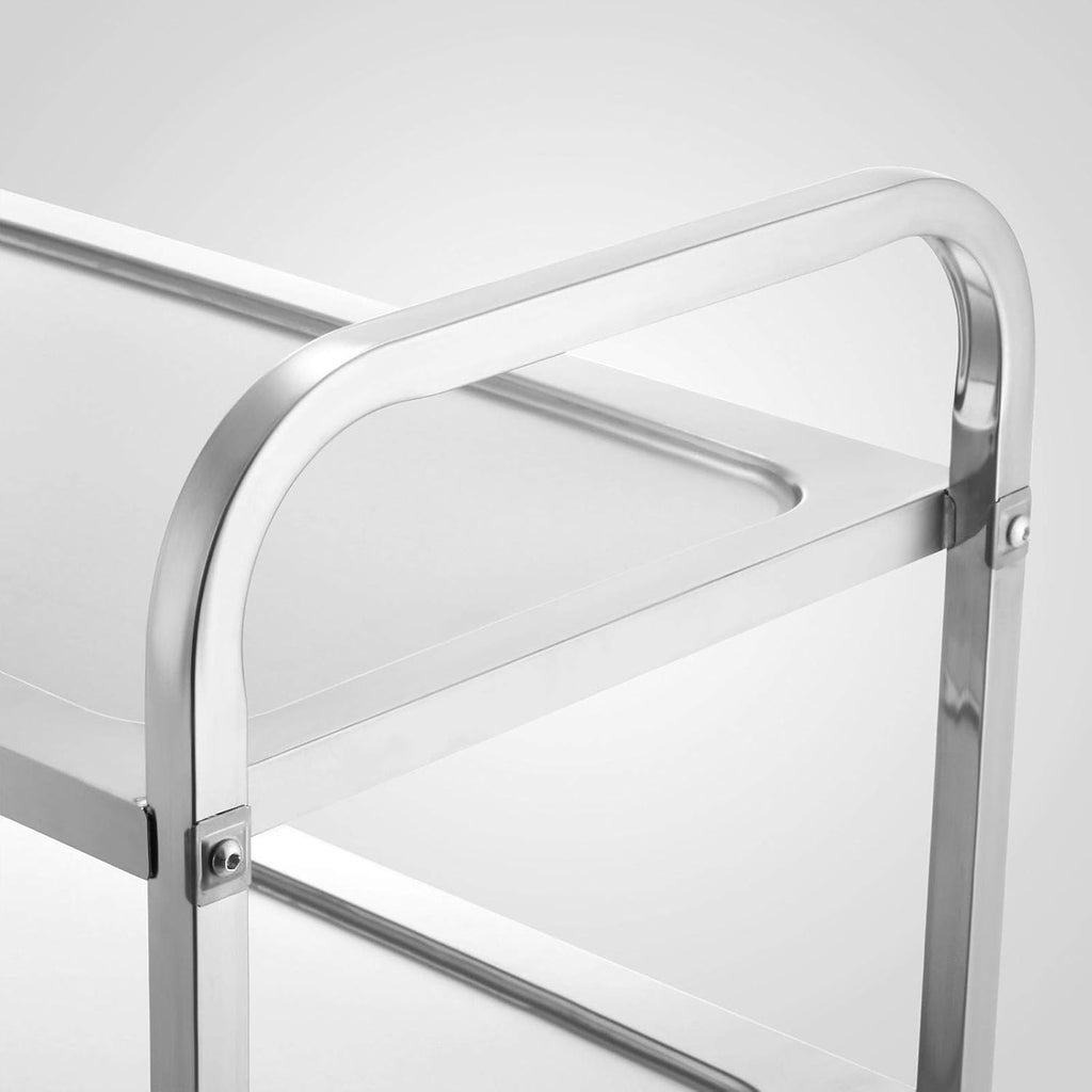 Stainless Steel 3 Tier Utility Cart with Wheels V42825