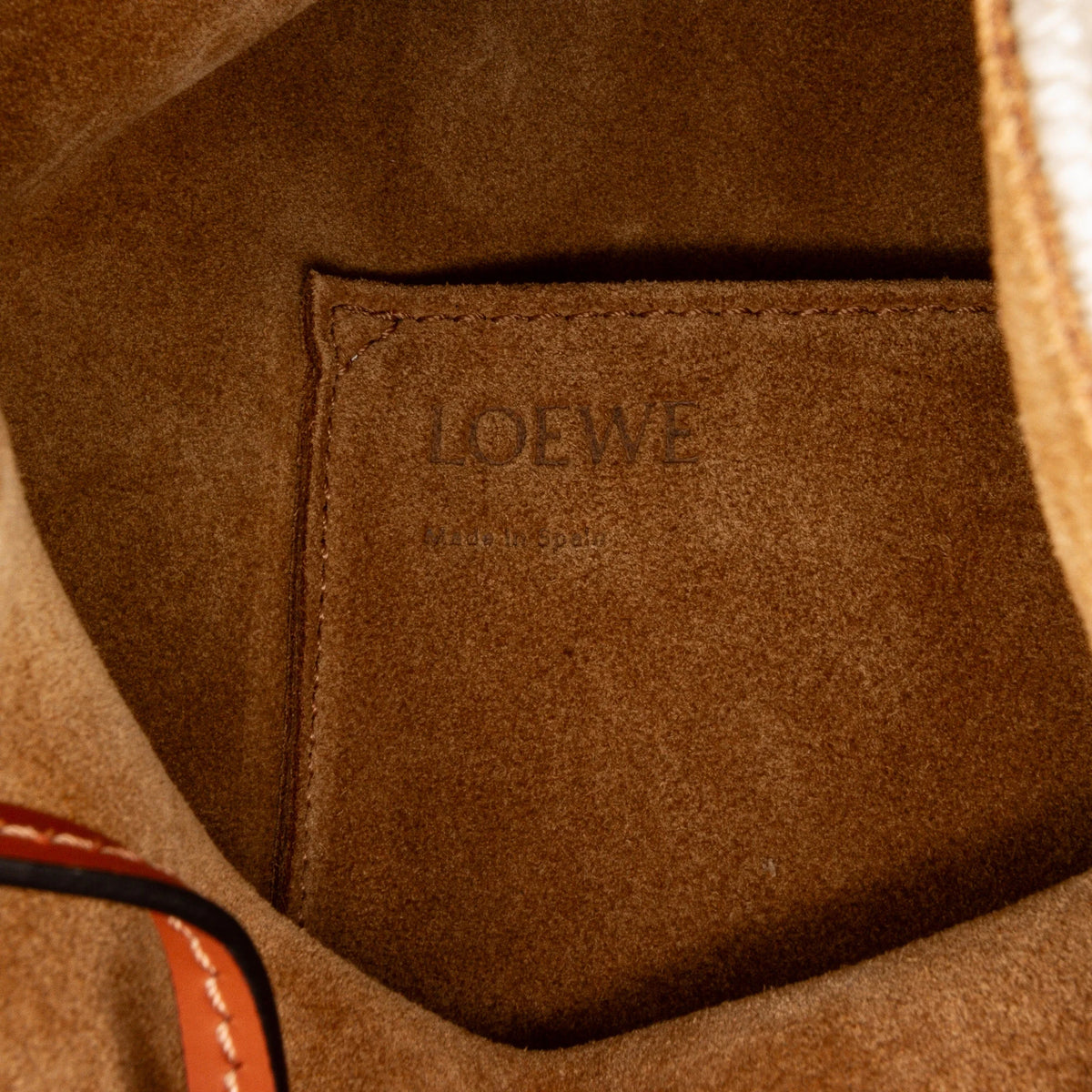 Brown Canvas Bucket Bag F4421