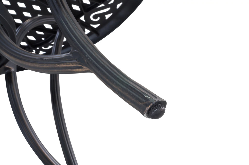 48 in Round Cast Aluminum Outdoor Dining Table O3451