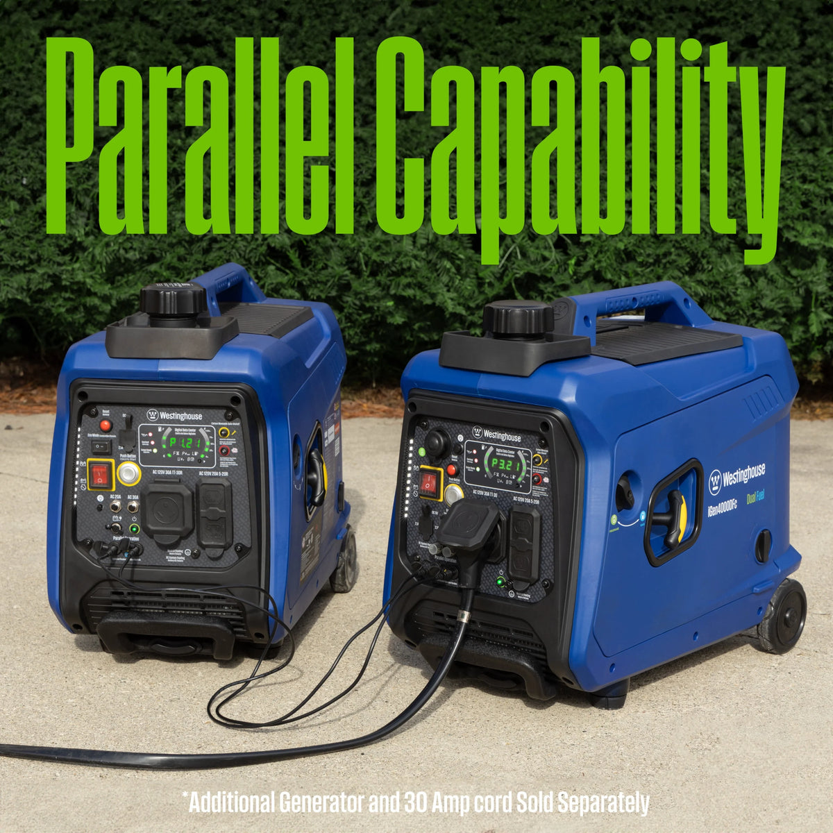 4000 Peak Watt Dual Fuel Portable Inverter Generator Q771