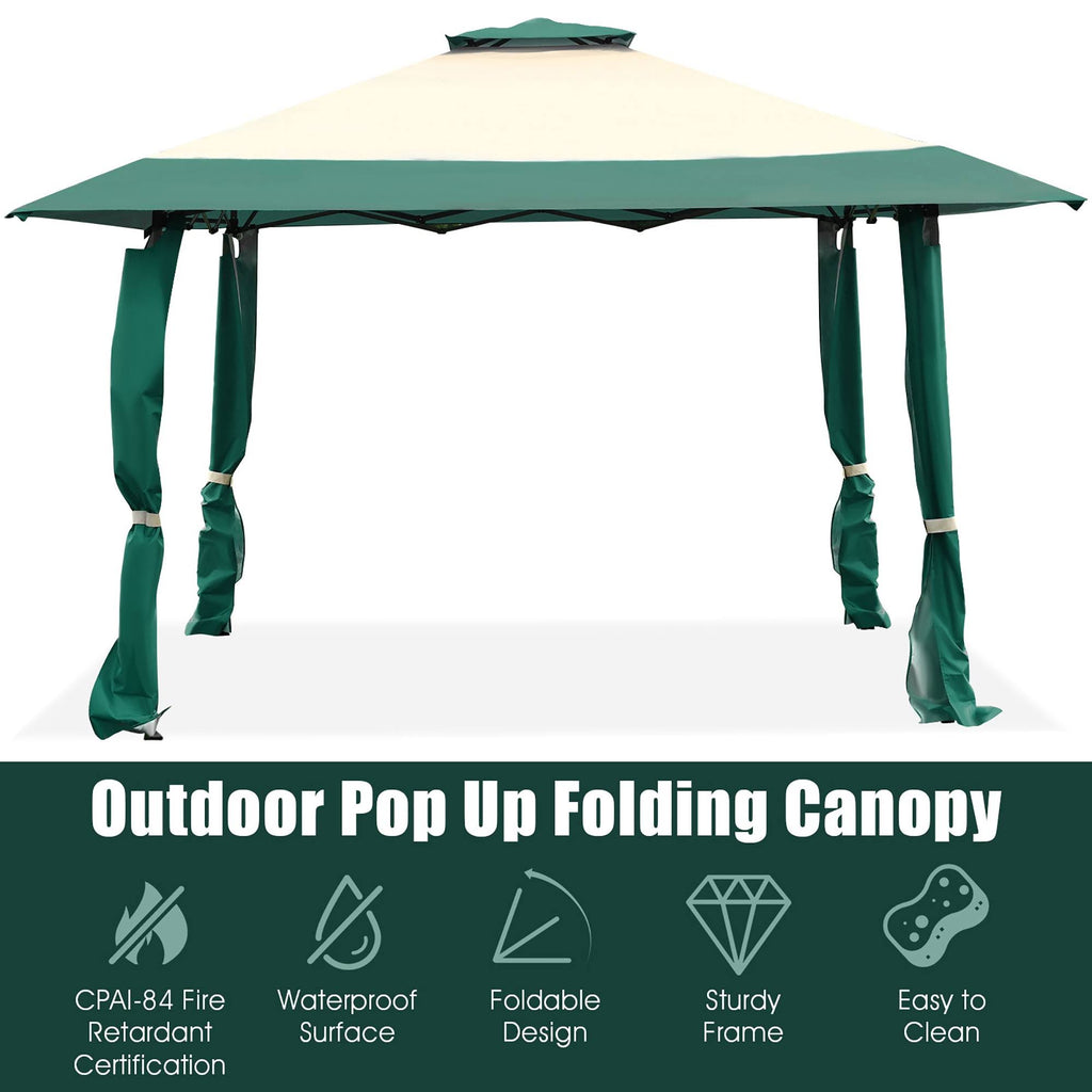 13x13 Gazebo Canopy Shelter Awning Tent J722017