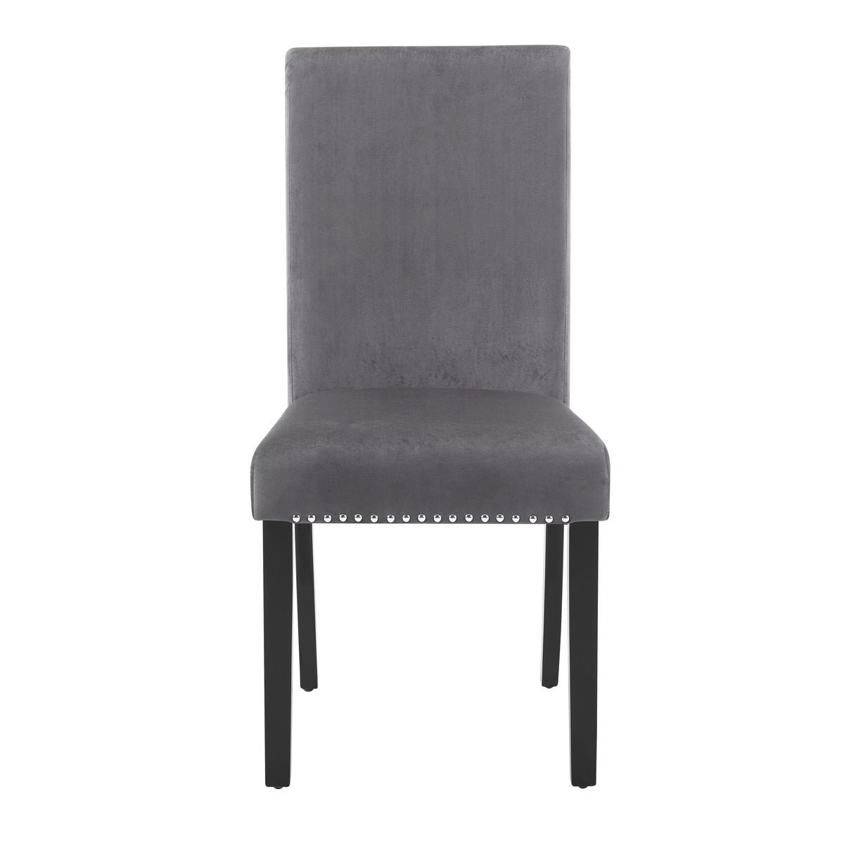 5-Piece Gray Dining Set with Table and 4 Chairs D488