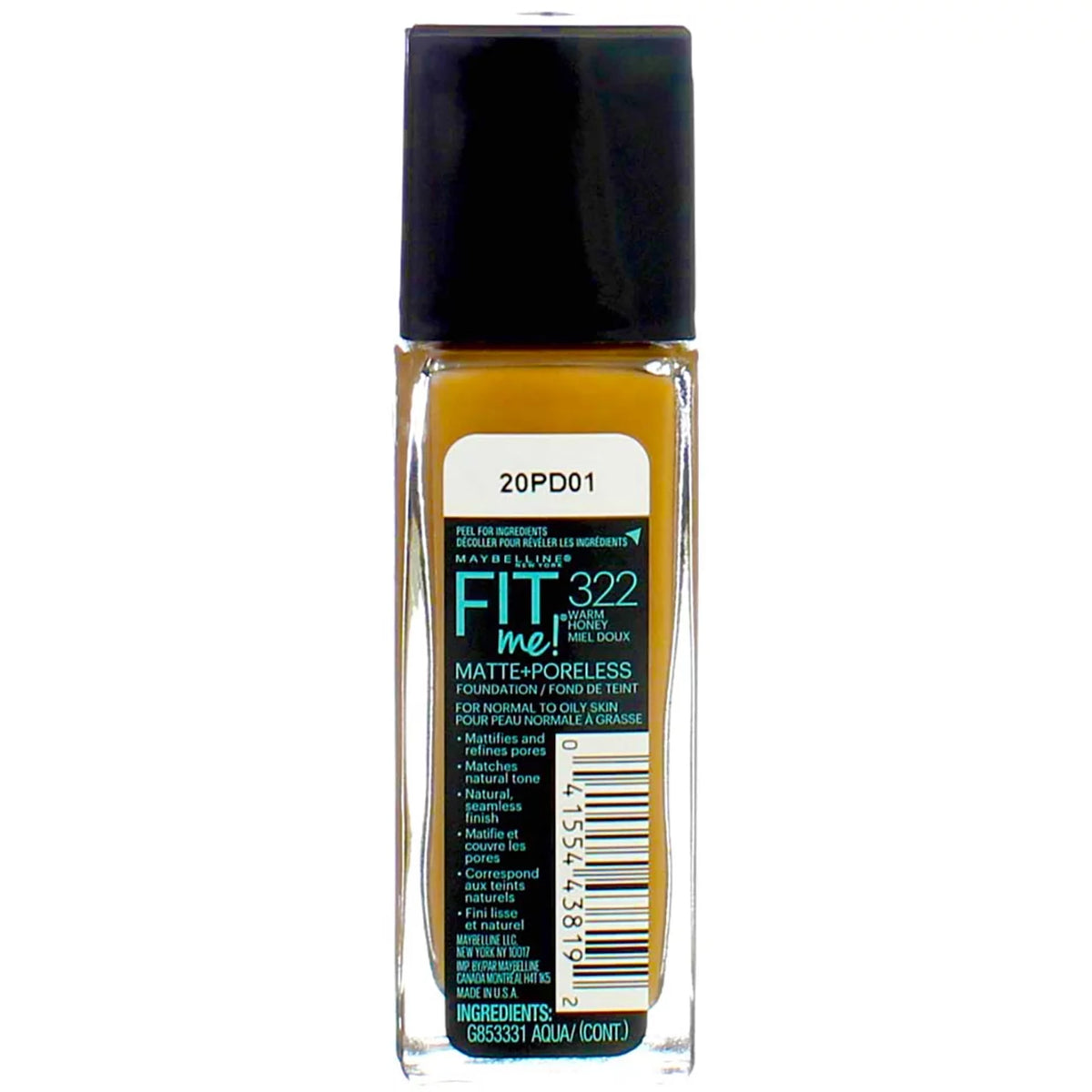 Matte Poreless Foundation Warm Honey 1 oz Pack of 3 F70953