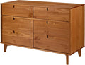 6 Drawer Mid Century Modern Wood Dresser N92345