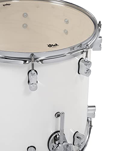 7-Piece Maple Shell Pack with Chrome Hardware Pearlescent White I223182