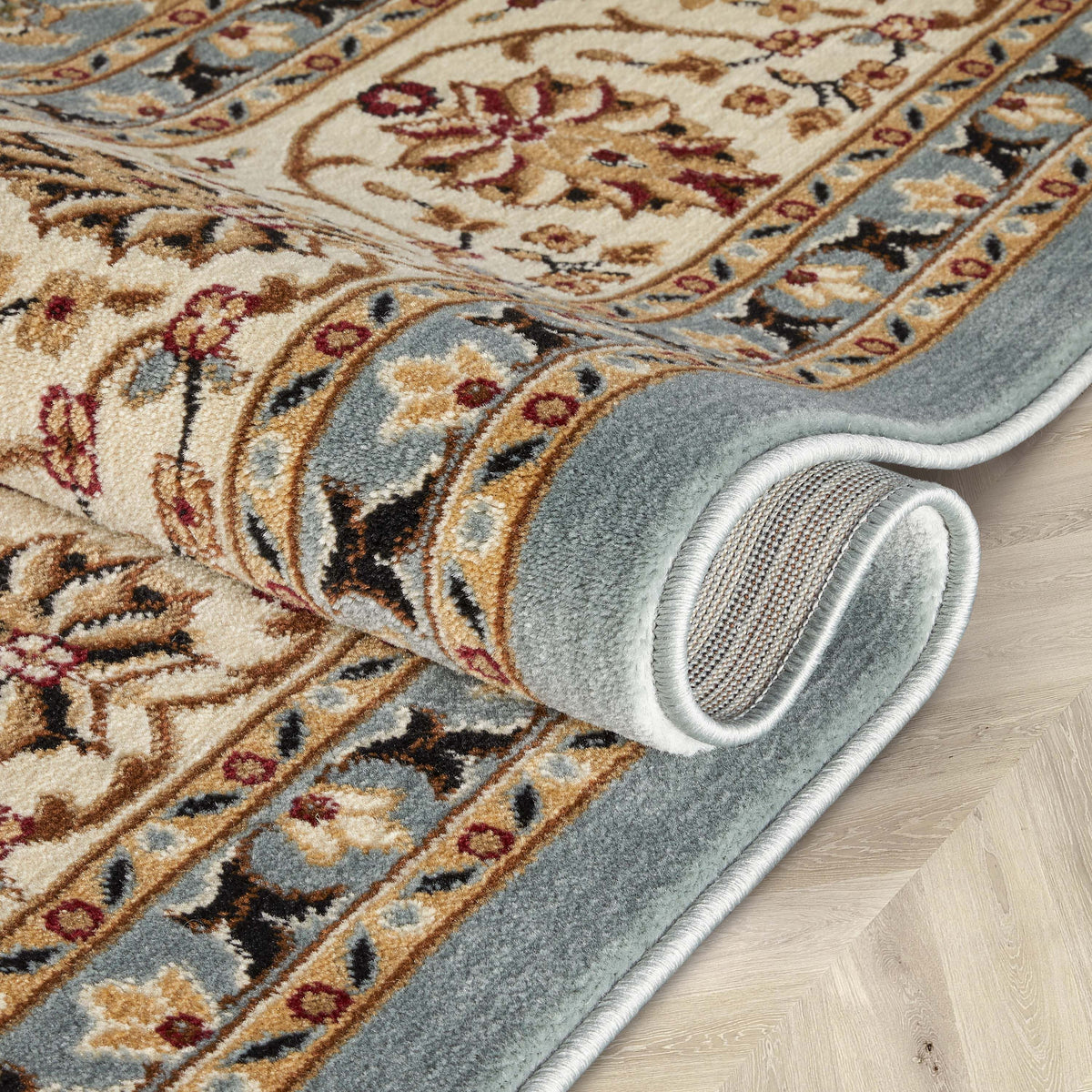 5'3" x 7'3" Floral Oriental Area Rug B922