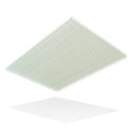 Clear 24 in. x 48 in. Multiwall Polycarbonate Sheet 5-Pack R454989
