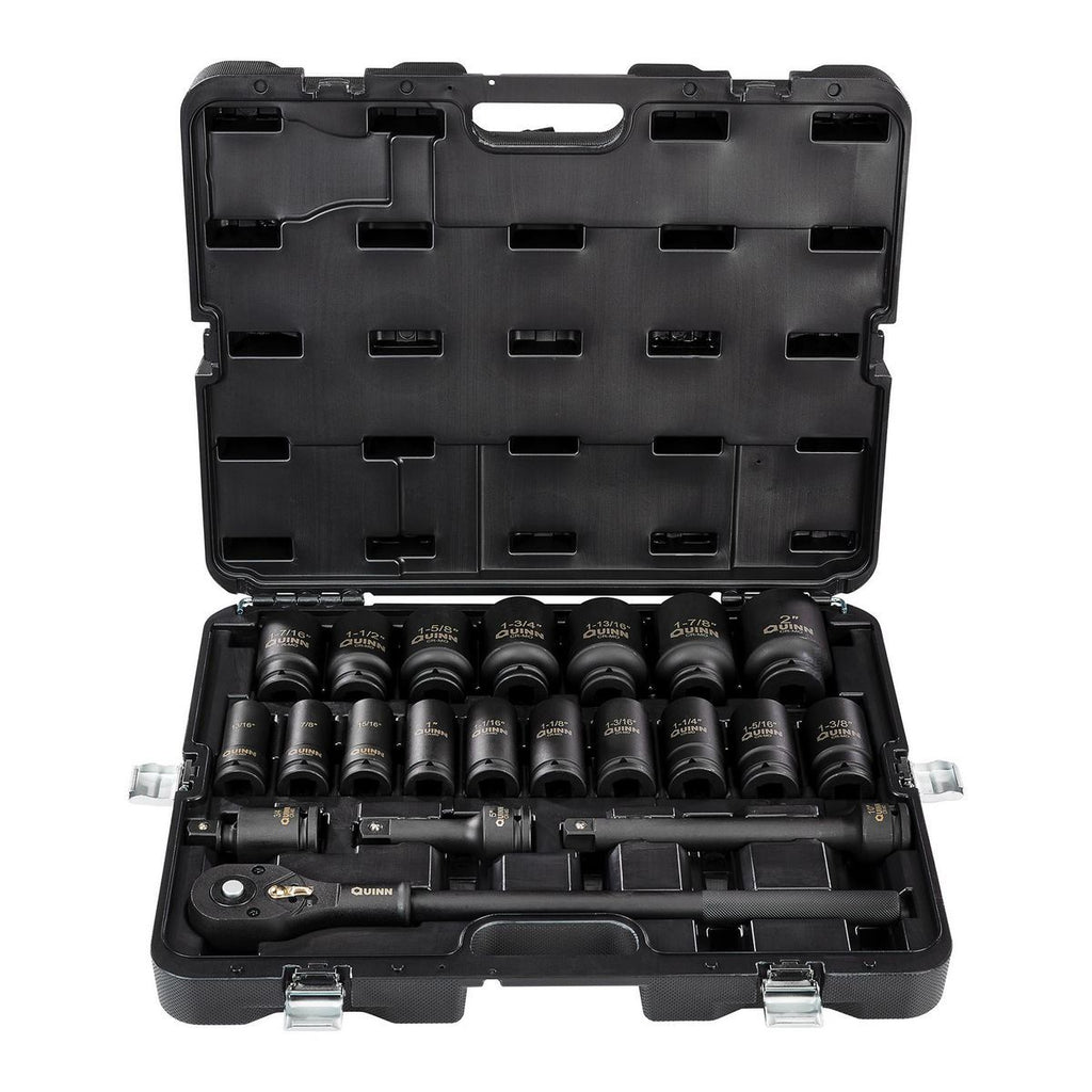 3/4 in. Drive SAE Ratchet and Deep Impact Socket Set, 21-Piece M318