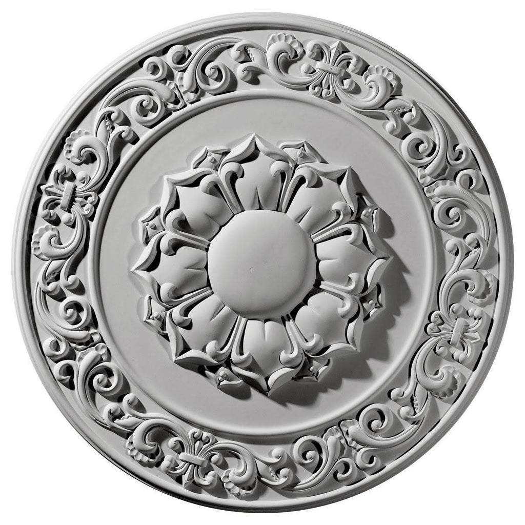 Hand-Painted Pewter Ceiling Medallion S619710