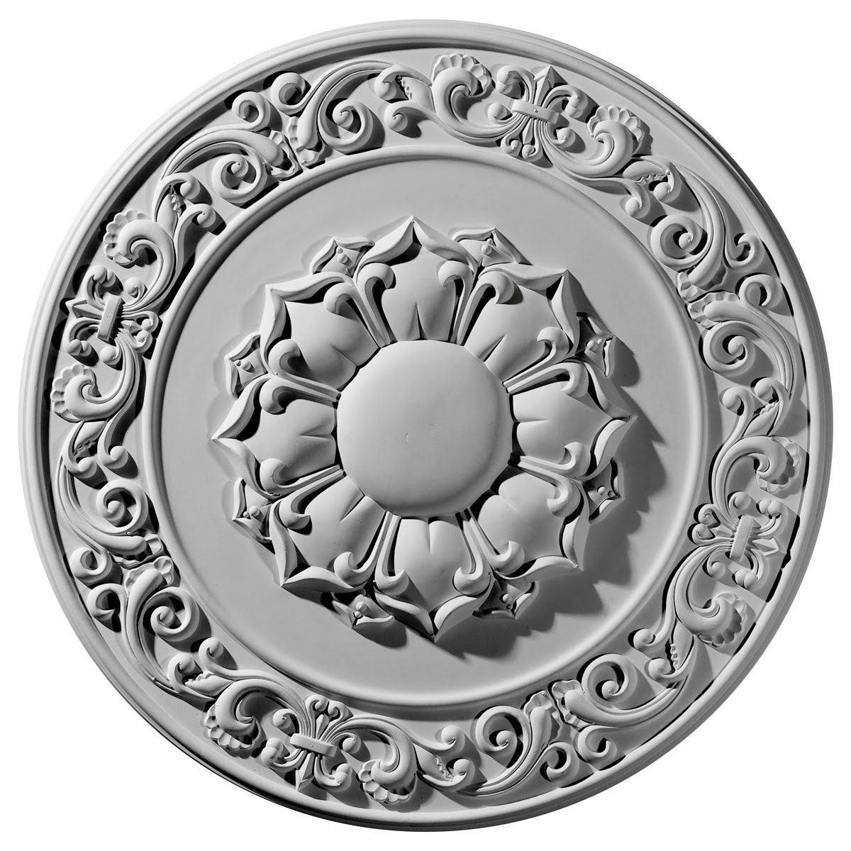 Hand-Painted Pewter Ceiling Medallion S619710