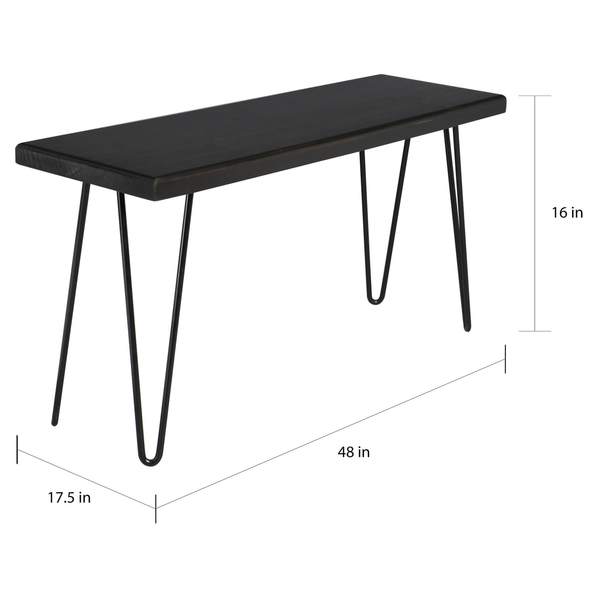 Weathered Gray Wood Bench Z7285