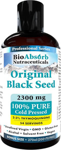 Cold Pressed Unrefined Black Seed Oil 9oz G5675