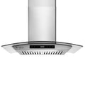 30 in. 400 CFM Stainless Steel Wall Mount Range Hood with Light Q1472