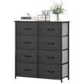 Light Gray 8 Drawer Vertical Dresser S160