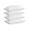 Cooling Bed Pillows King Pack of 4 Black P430528