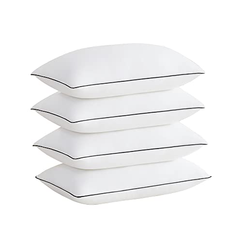 Cooling Bed Pillows King Pack of 4 Black P430528