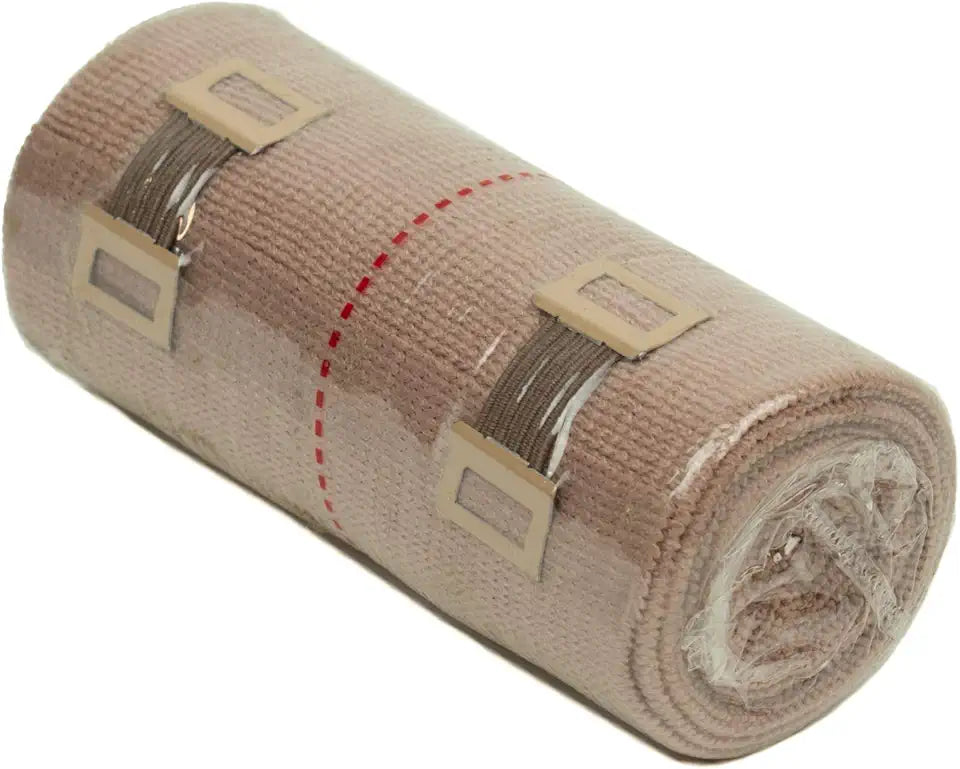Latex-Free Elastic Bandage, 4" Width, 5yds. Length, Pack of 10 M1890