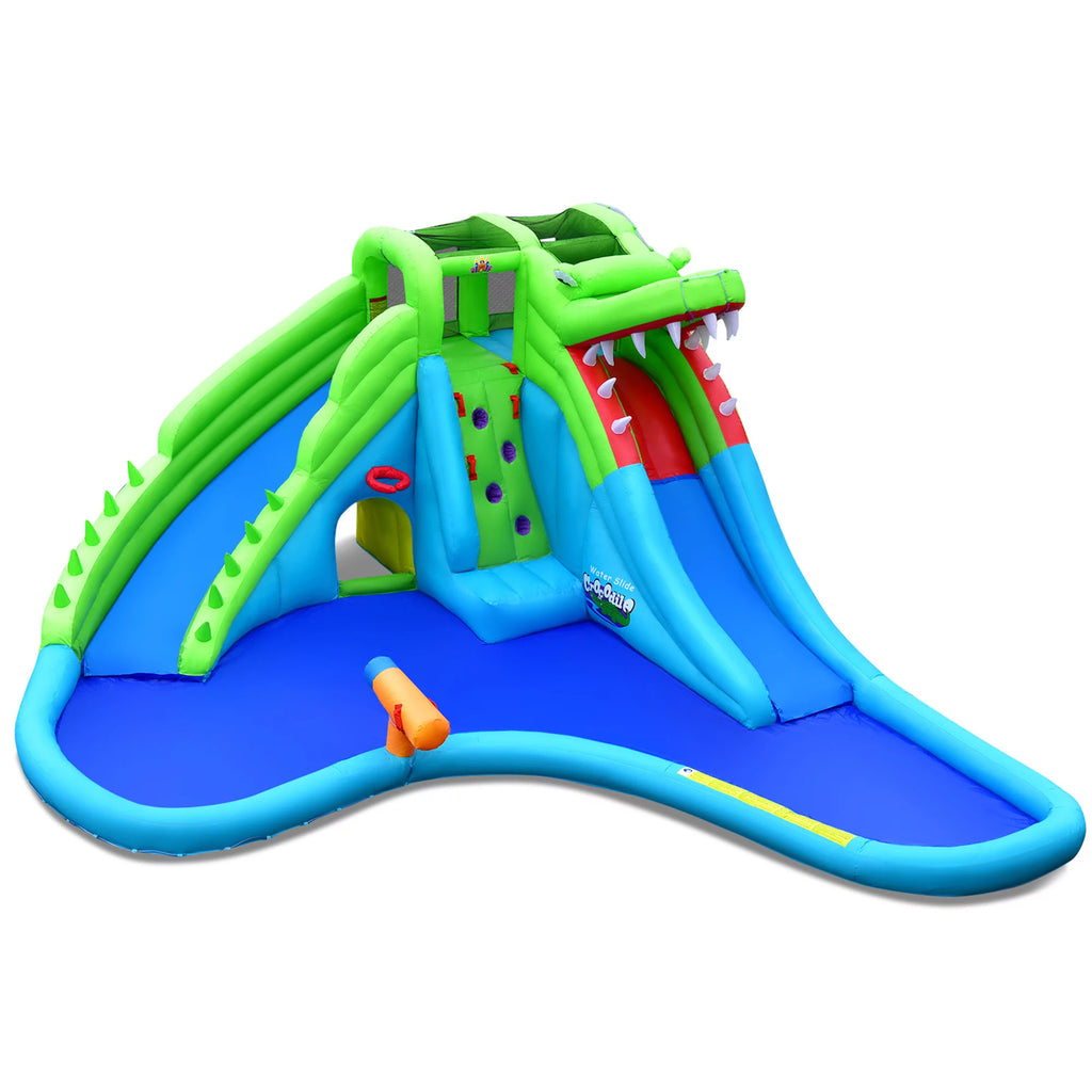 Inflatable Water Slide Park with Dual Slides N84476