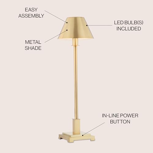 26" Metal Shade LED Table Lamp Q9826