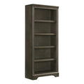 Gray Wood Bunching Bookcase R1055