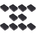 5 PCS Mini Rectangular Tin Storage Boxes with Lids Black V531