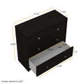 White 3 Drawer Dresser G744477