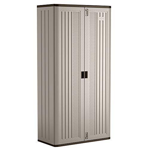 Tall Resin Storage Cabinet with Shelving N60657