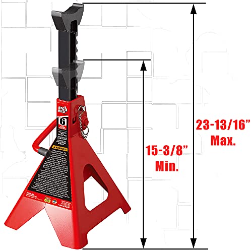 Heavy Duty Steel Jack Stands 3 Ton 1 Pair R56722