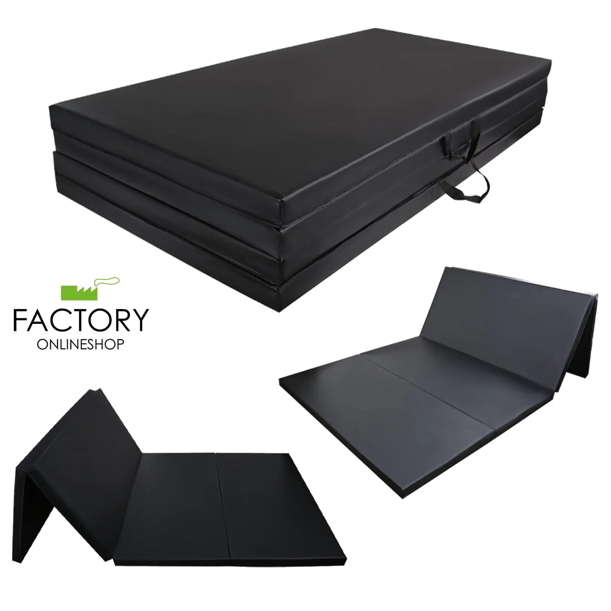 Gymnastics Mat 4'X10'X2 Fold Fitness Yoga Pad Z222390