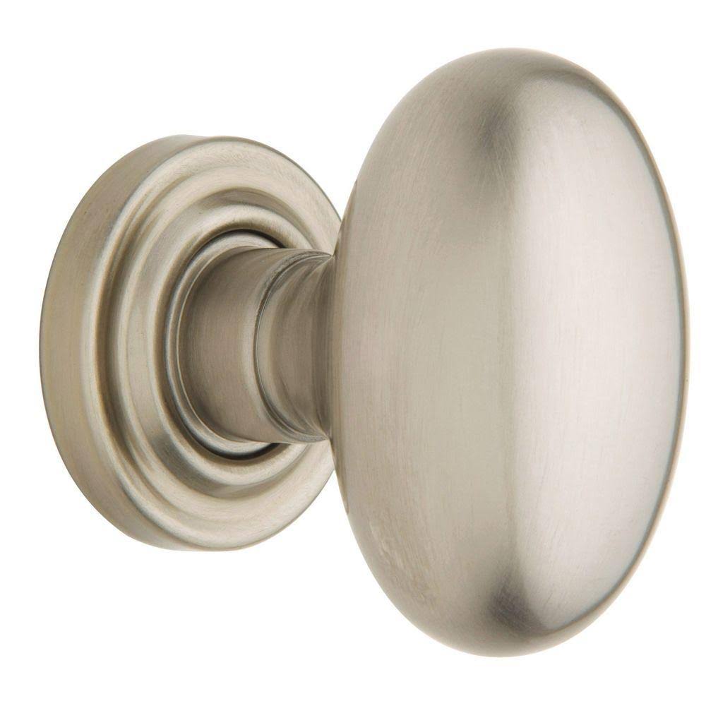 Satin Nickel Privacy Egg Knob Y9875